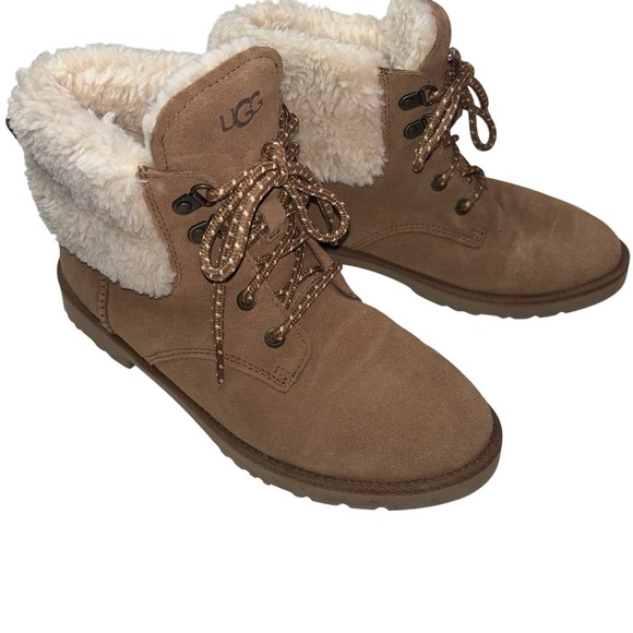 UGG Shoes - UGG Romely Heritage Boots Women's Size 7‎ Suede Cozy Outdoors Boho Pre Owned